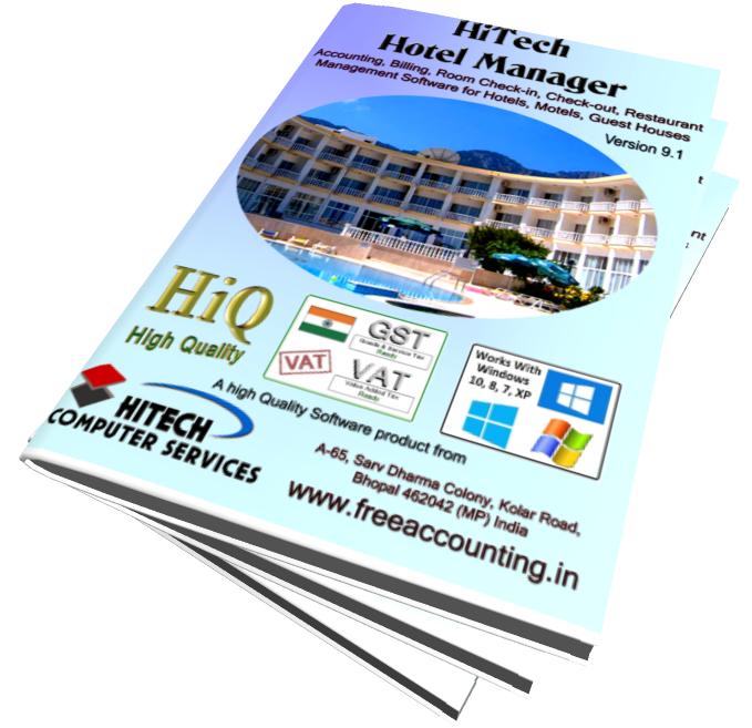 Hotel computer software , hotel software, software hotels, software for hotels, Hotel Software, Popular Accounting Software India for Small and Medium Business, Hotel Software, A comprehensive Windows based, GST-Ready accounting software with department-specific modules. Available for 11 business verticals for hotels, hospitals and petrol pumps, medical stores, newspapers and several more