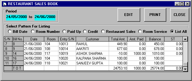 Hotel Software, Hotel Management Software, Hotel Software, Accounting Software for Hotels, Hotel Software, Billing and Accounting Software for management of Hotels, Restaurants, Motels, Guest Houses. Modules : Rooms, Visitors, Restaurant, Payroll, Accounts & Utilities. Free Trial Download